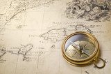 Authentieke maritieme wereldkaart