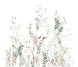 Delicate natuurlijke illustratie met vogels