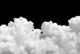 Dramatische Wolkenexplosie in Zwart-Wit