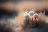 Fluistering van zachte winterbloemen