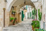 Gezellige mediterrane steeg