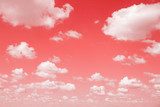 Hemelse gloed in zachte wolken