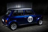 Klassieke Miniatuur in Blauw-zilver