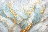 Luxueuze marmerpatronen in blauwe en gouden tinten