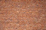 Robuuste rode bakstenen muur