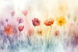 Sfeervol bloemenspel in zachte pasteltinten