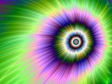 Vibrerende Spiralen in Heldere Tint