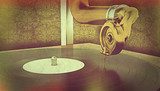 Vintage vinyl vibes in warme tinten
