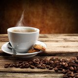 Warme koffiesfeer met rustieke charme