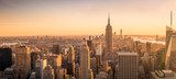 Zinderende Zonsondergang boven New York