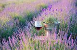 Zomerse sereniteit in lavendelbloei