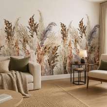 Elegante-decoratie-met-pampasgras-fotobehang-voor-de-woonkamer-fotobehang-demural
