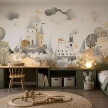 Zachte-ritmes-en-een-sprookjesachtig-panorama-op-de-muur-fotobehang-voor-de-kinderkamer-fotobehang-demural