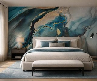 ritme en schaal van abstracte vormen op de muur texturen fotobehang fotobehang demural