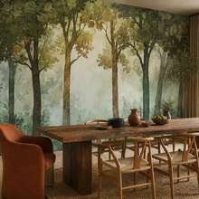 Bomen-die-een-natuurlijk-bos-vormen-bos-fotobehang-fotobehang-demural