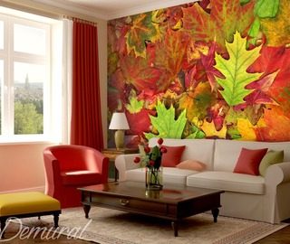 dansende kleurrijke bladeren texturen fotobehang fotobehang demural