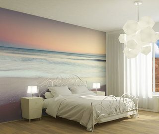 het zee lawaai dot dot dot fotobehang voor de slaapkamer fotobehang demural
