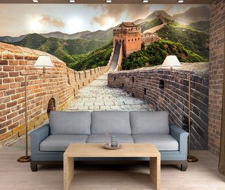 tussen de grote muren van china oosterse fotobehang fotobehang demural