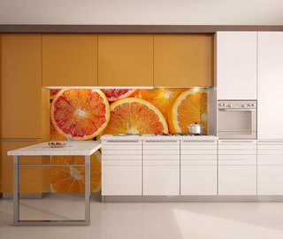 sappige citrusvruchten aan de muur fotobehang voor de keuken fotobehang demural