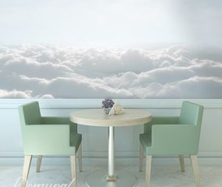 vanilla sky fotobehang voor een cafe fotobehang demural