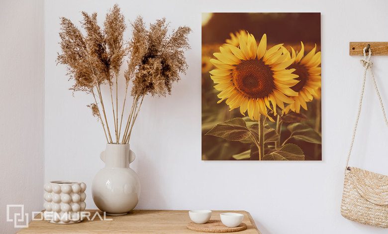zoveel zonneschijn door de hele kamer bloemen canvas canvas demural