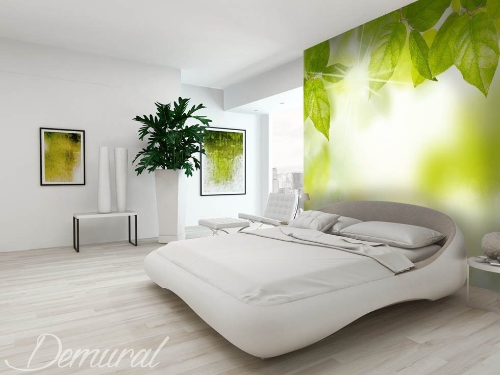 Groene energie Fotobehang voor de slaapkamer Fotobehang Demural