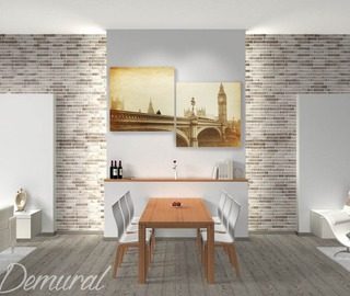 londens duo stad canvas canvas demural