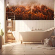 Herfst-schoonheid-van-het-bos-fotobehang-voor-de-badkamer-fotobehang-demural