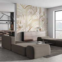 Industriele-stijl-in-een-gouden-uitvoering-fotobehang-voor-de-woonkamer-fotobehang-demural