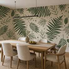 Subtiele-groene-bladeren-als-wanddecoratie-texturen-fotobehang-fotobehang-demural